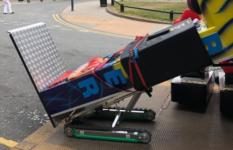 Moving Arcade Machines