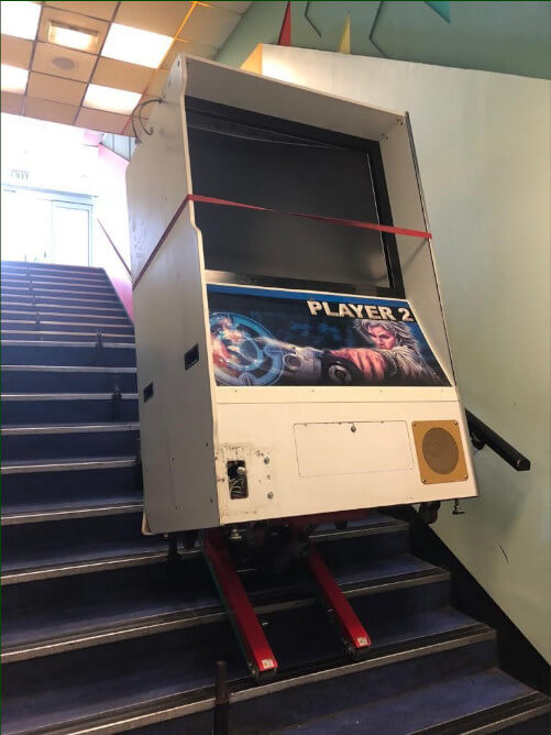 Moving Arcade Machines